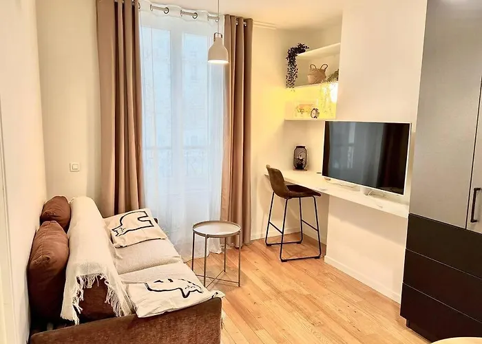 Deux Pieces Familial Chic Et Confortable - Square Courteline - Nation - Centre شقة *